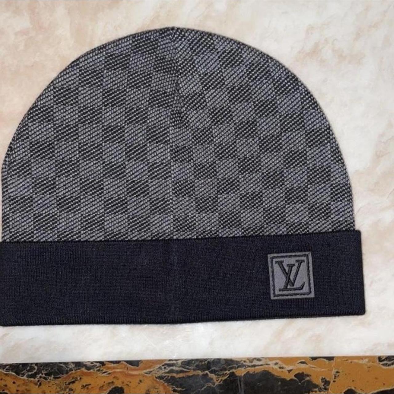 Louis Vuitton beanie graphite Depop