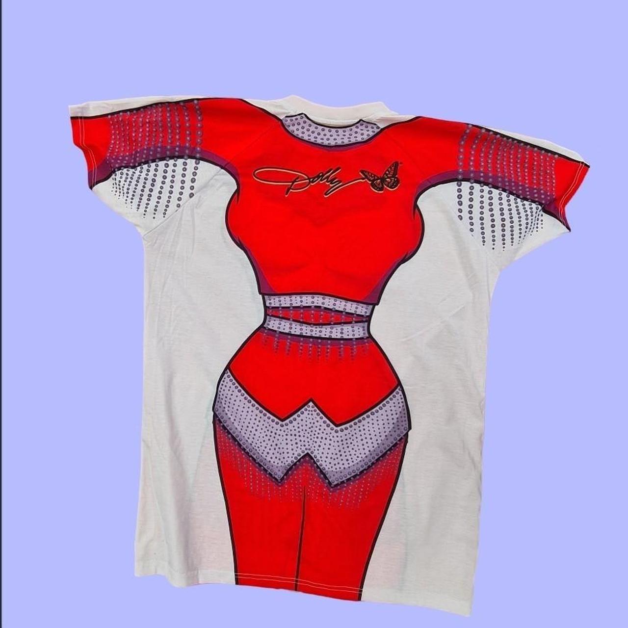 DOLLY PARTON beach cover up with front and back... Depop