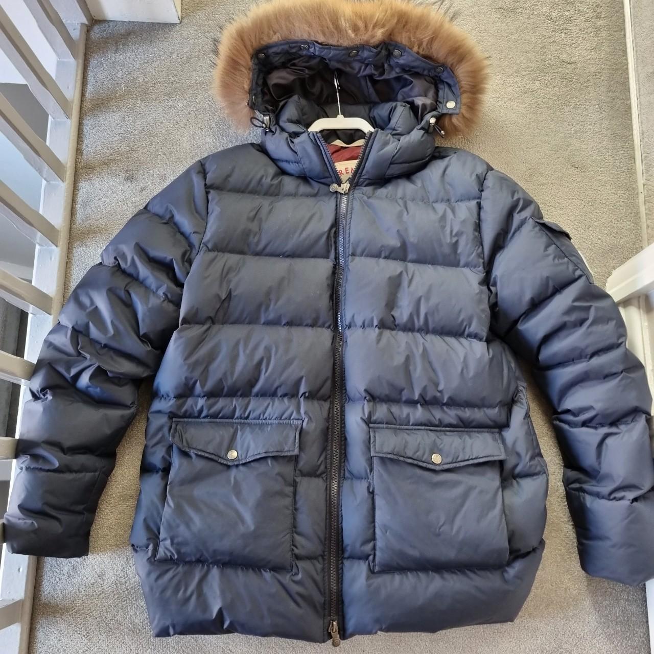 Mens pyrenex coat, great condition, fur still like... - Depop