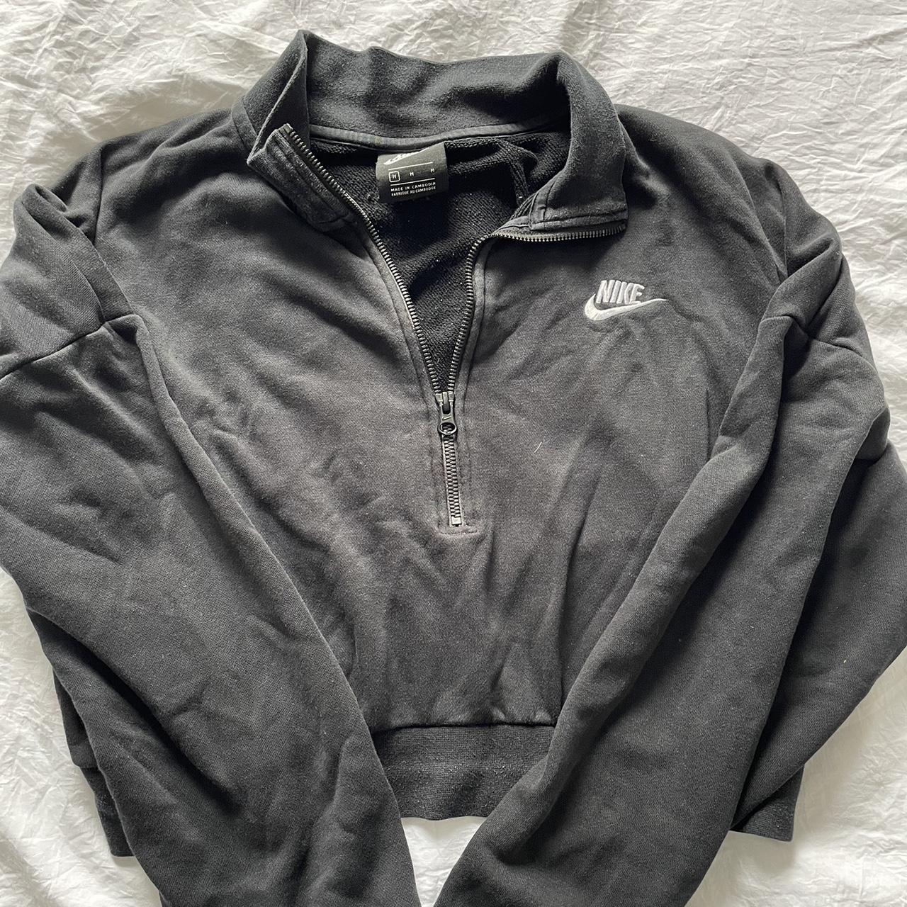cropped nike jumper