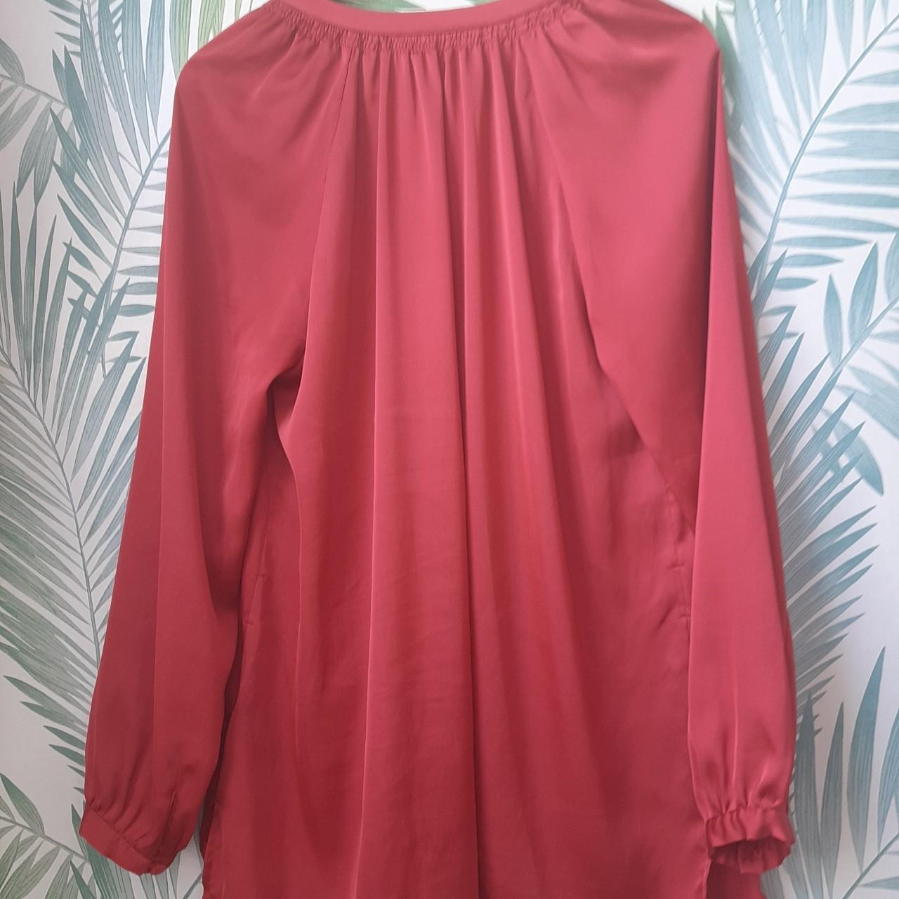 Rocha by John Rocha satin top. Beautiful red satin... - Depop