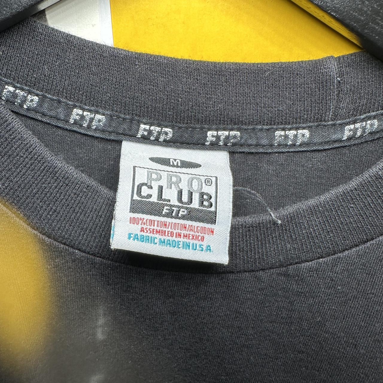 FTP black essential pro club heavy weight thick tee