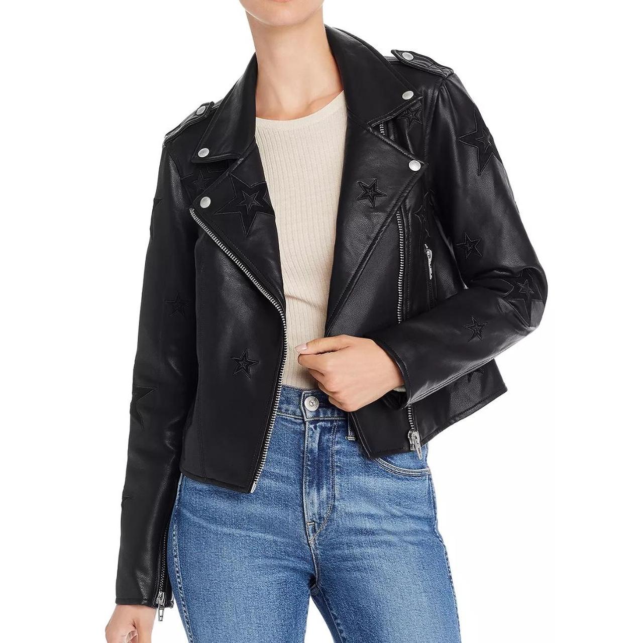 Blank nyc star leather jacket best sale