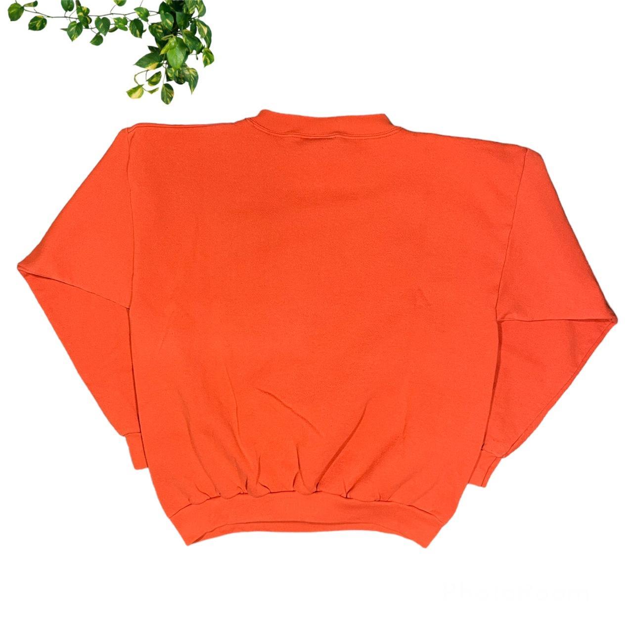 American Vintage Men's Orange Sweatshirt Depop