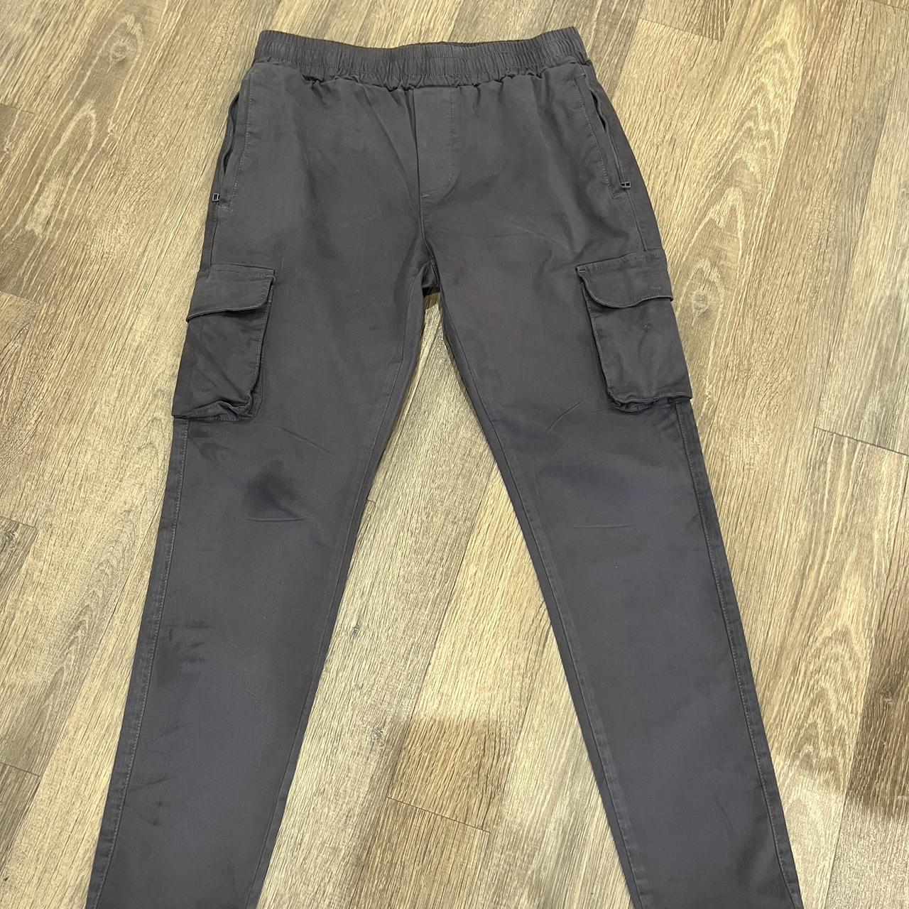 Arne cargo trousers slim fit small good... Depop