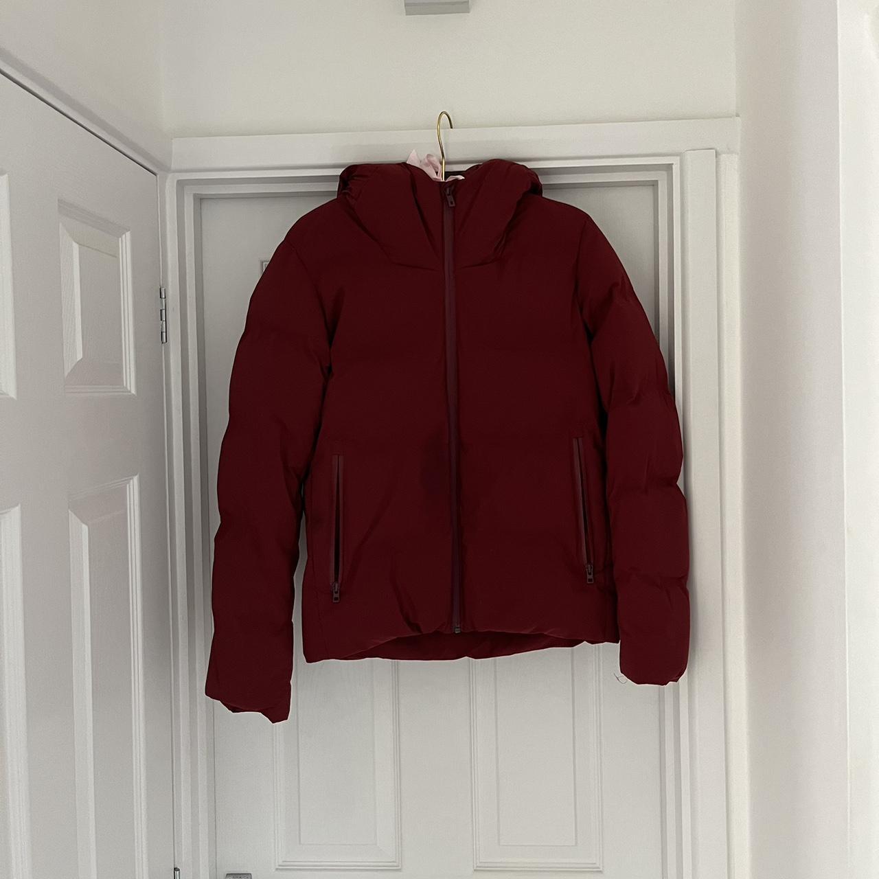 Uniqlo red outlet coat