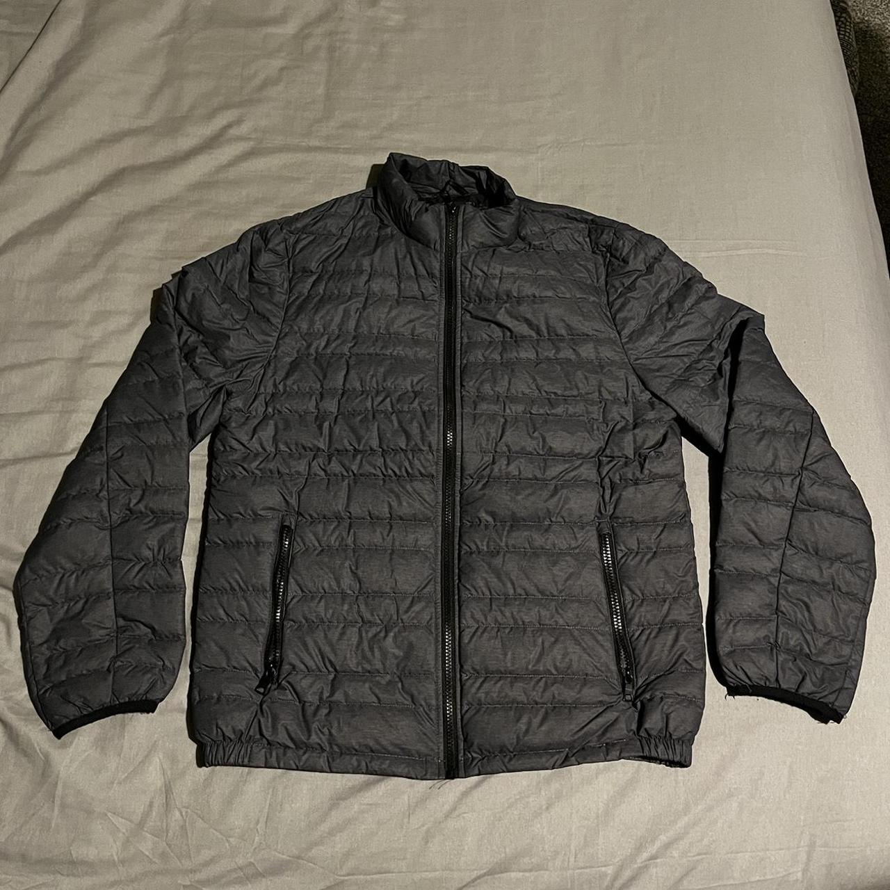 Men’s M&S Grey Puffer Coat Jacket Size UK Medium |... - Depop