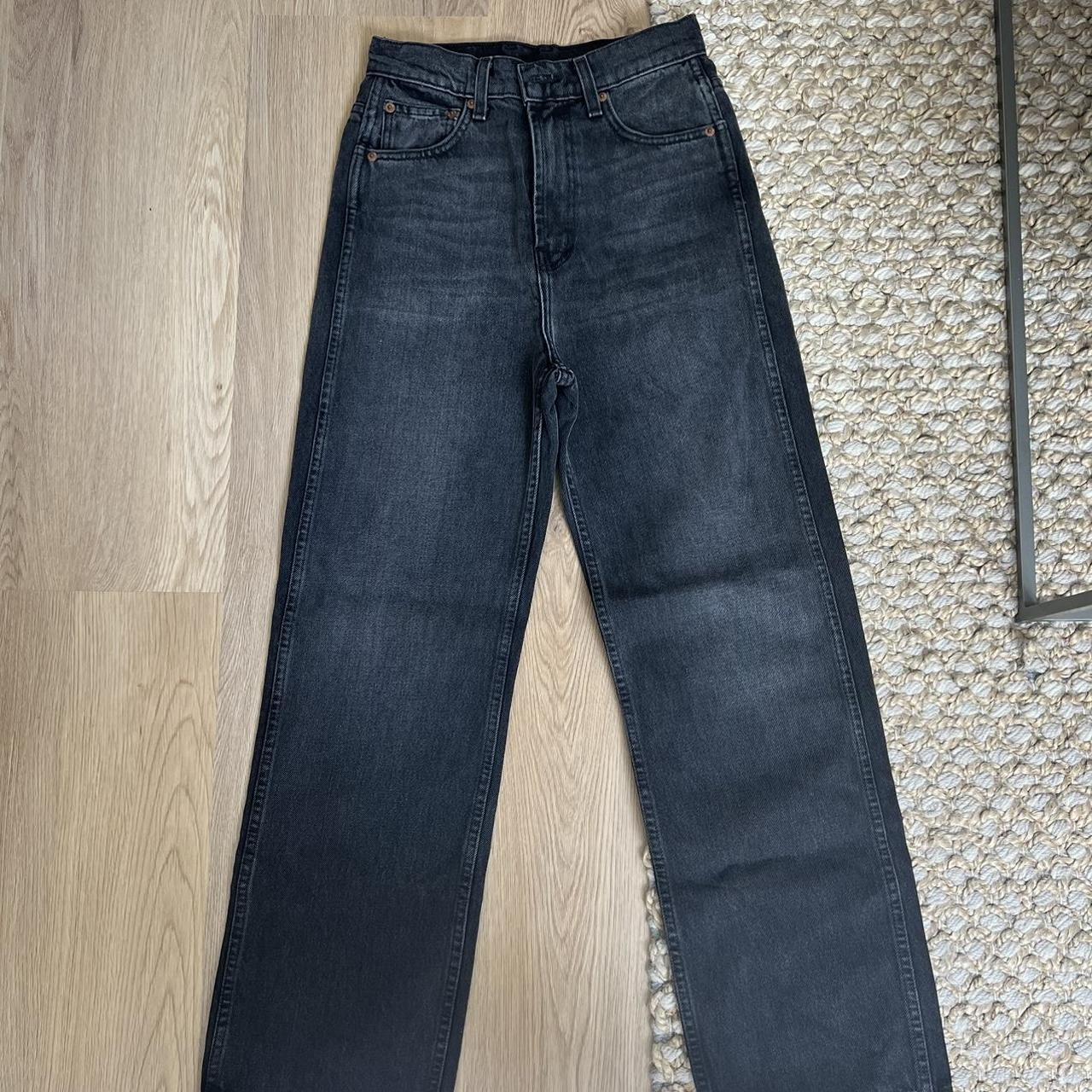 B Sides Plein Jean Stil Black. New Without Tags - Depop