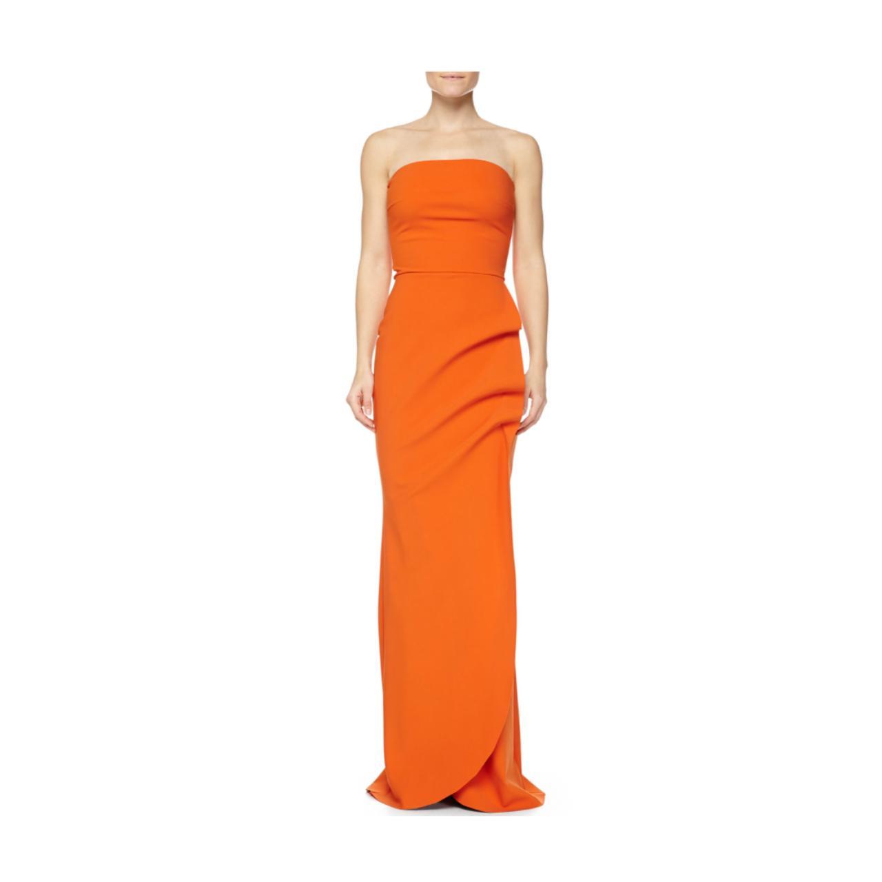 Chiara Boni La Petite Robe Women's Orange Dress (2)