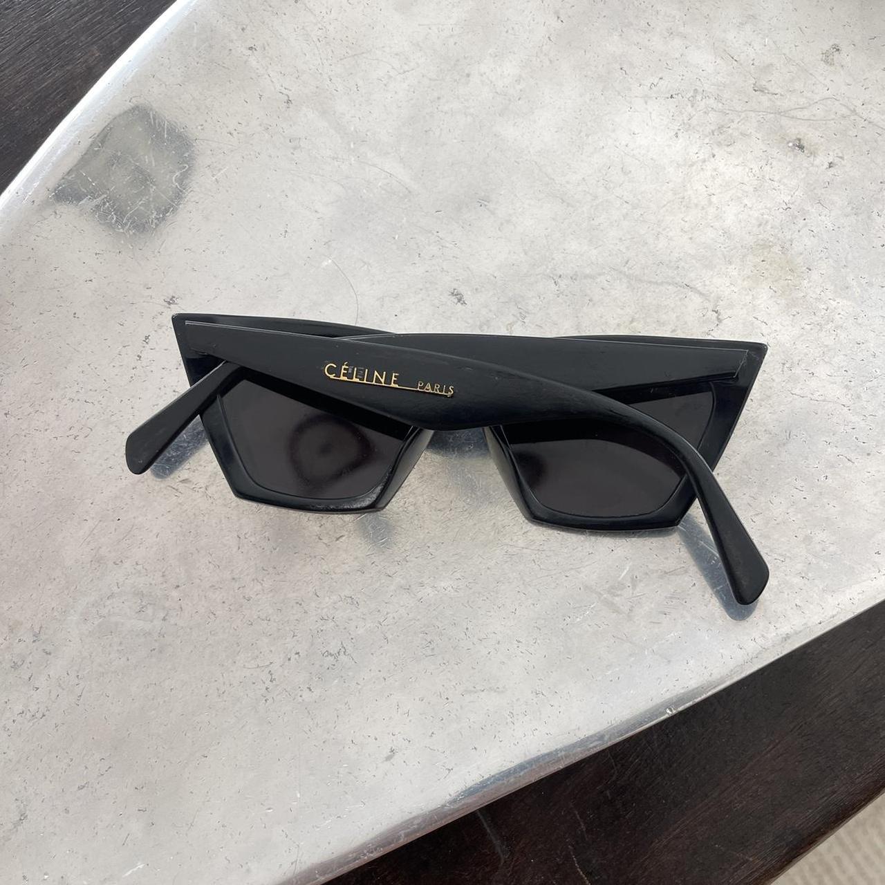 Old Celine Phoebe Philo Black cat eye sunglasses...