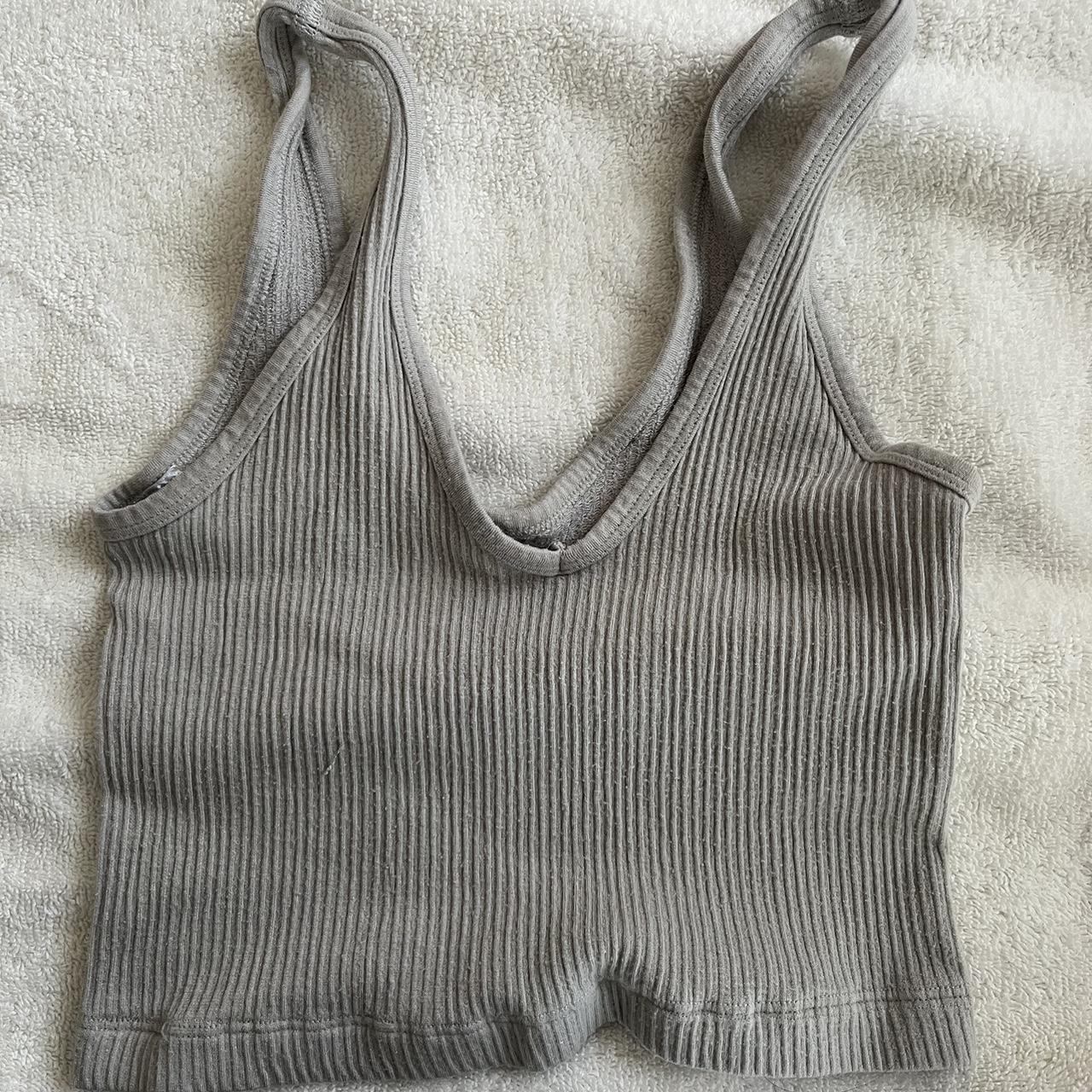 out from under ribbed tank top - Depop