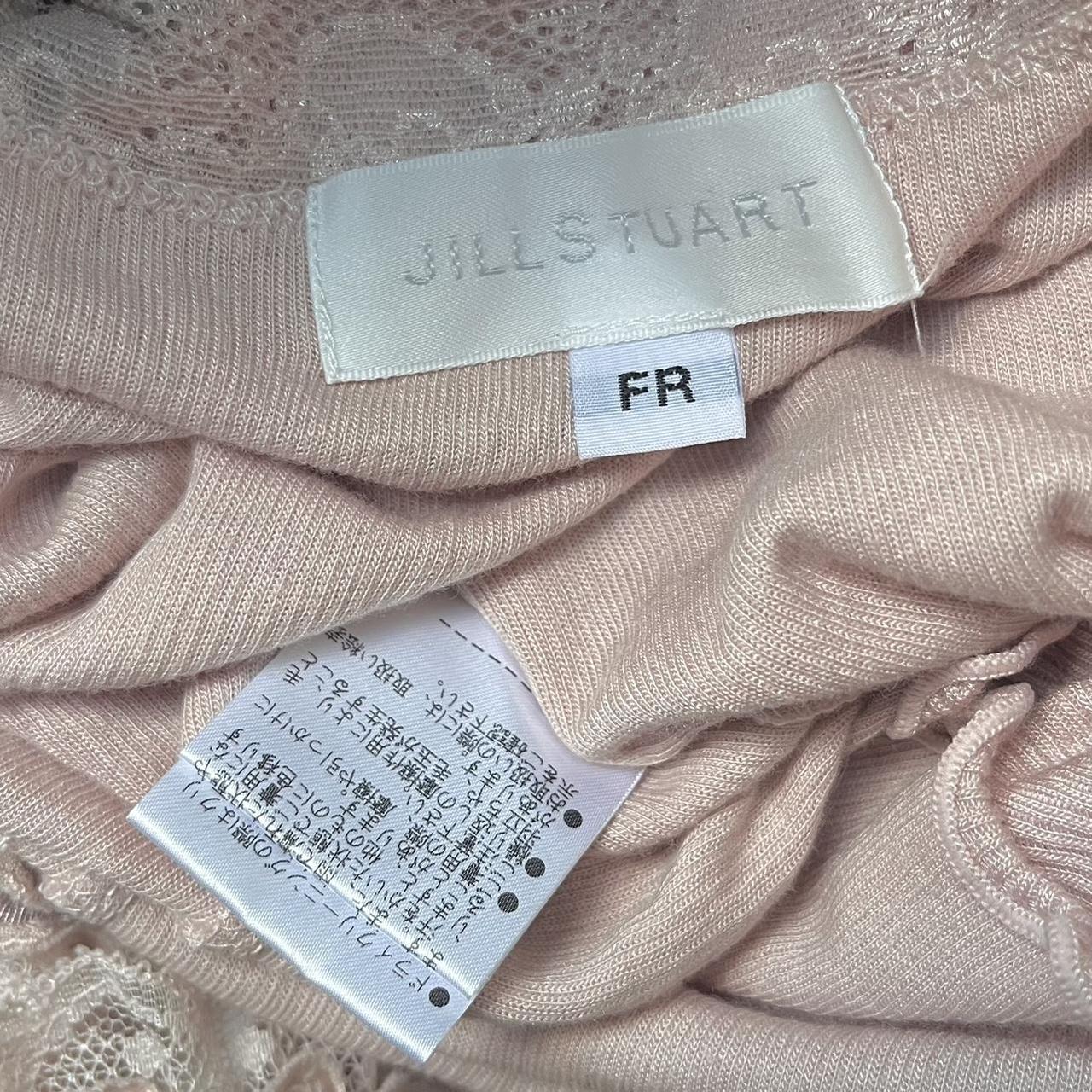 Jill Stuart pink ruffled edge camisole tank top... - Depop