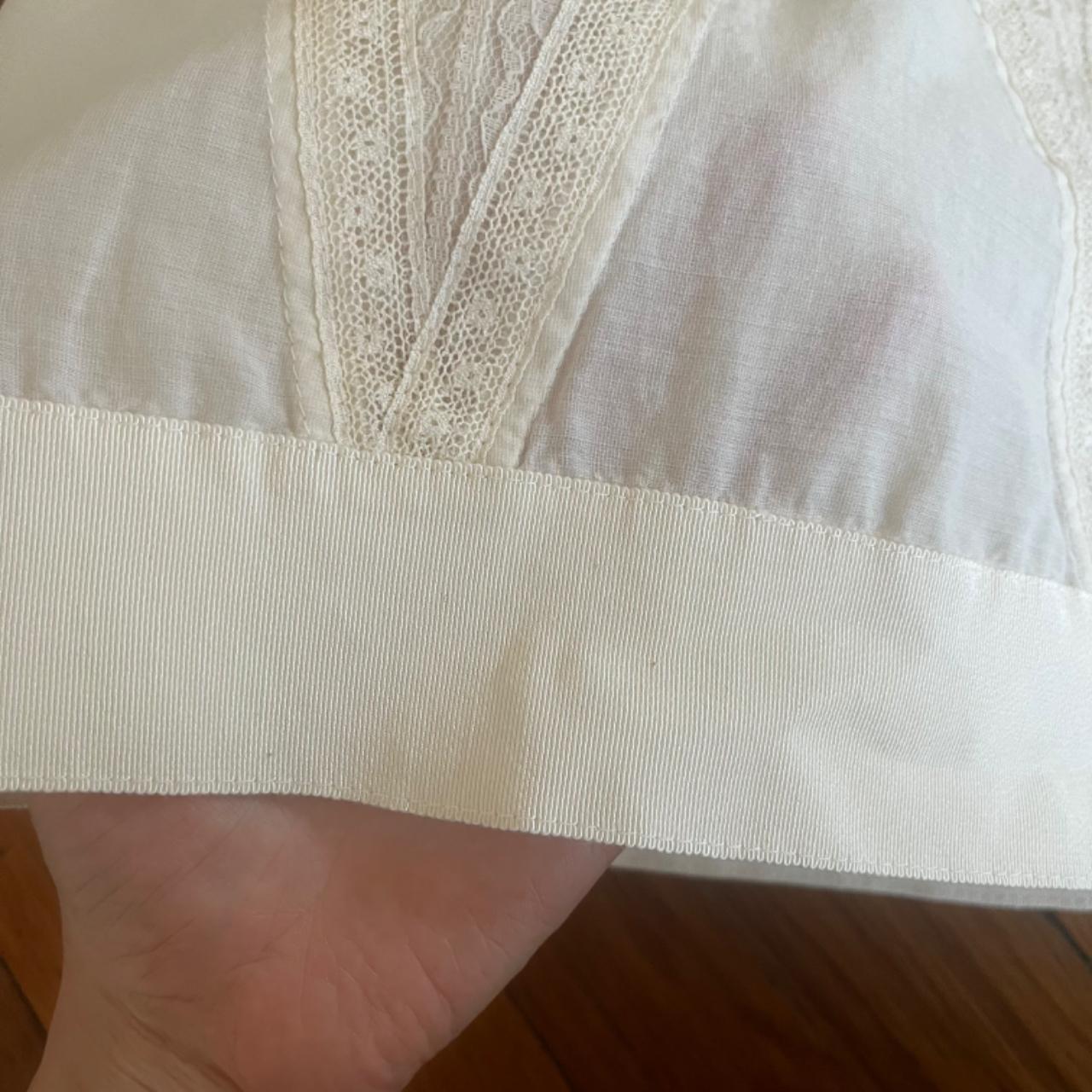 Vintage Women's Casual Skirt - Cream/White - XS –… - image 6