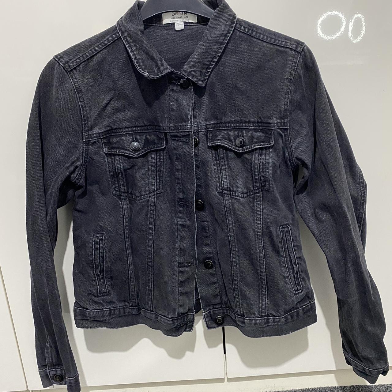 Dorothy Perkins Denim black jacket Worn but good. Depop