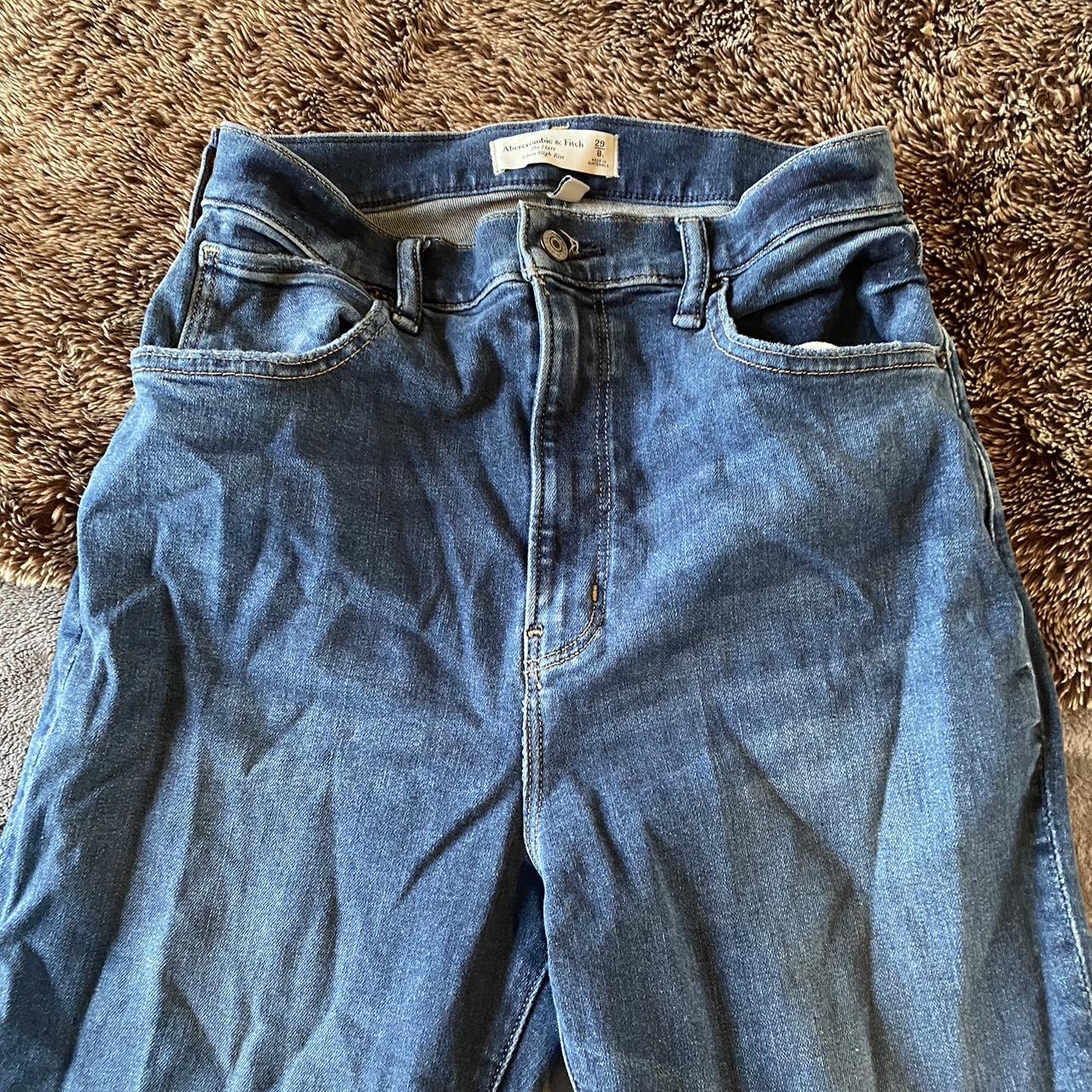 abercrombie stretch flare jeans