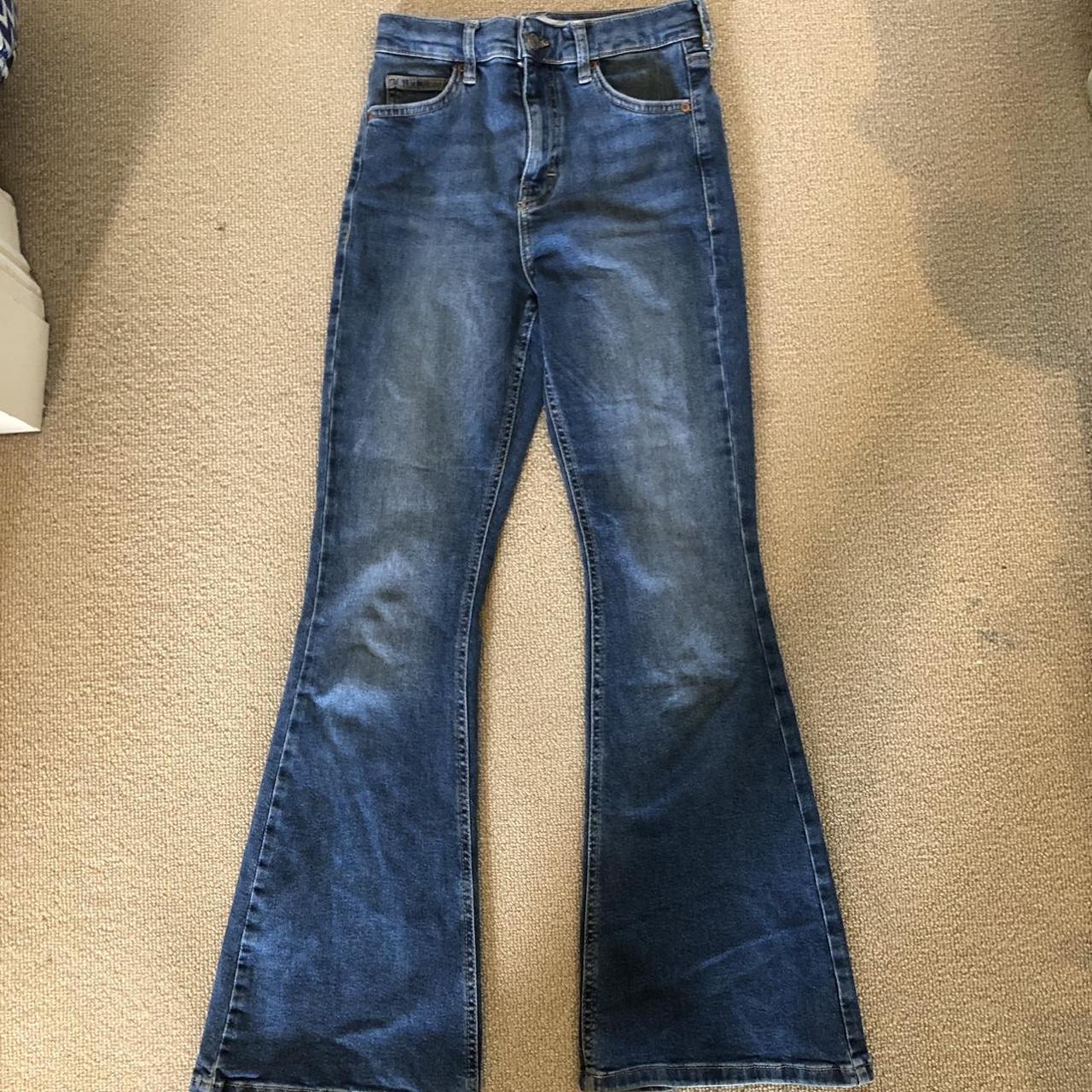 Topshop Women's Blue Jeans | Depop