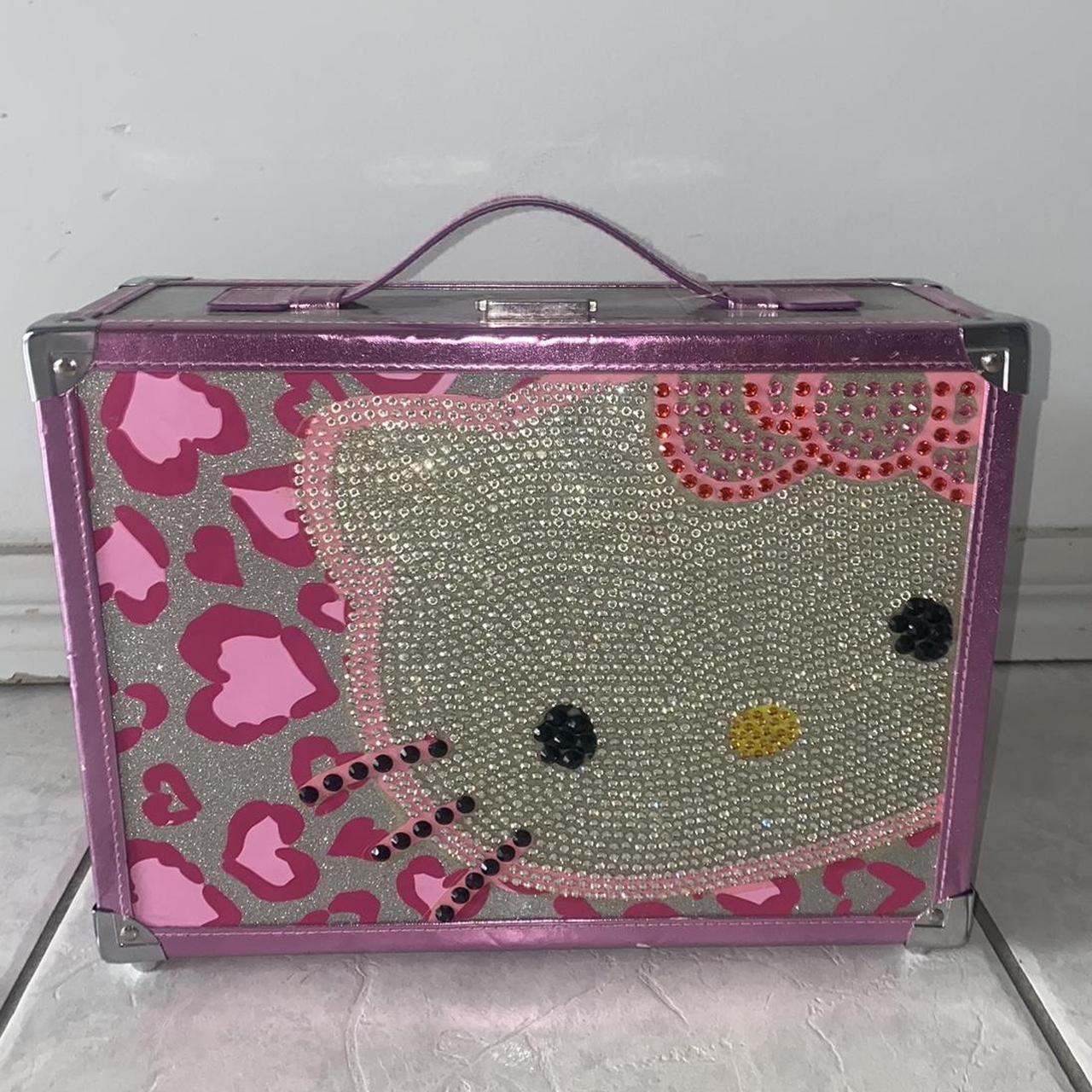 Incredible rare Hello Kitty bedazzled makeup... - Depop