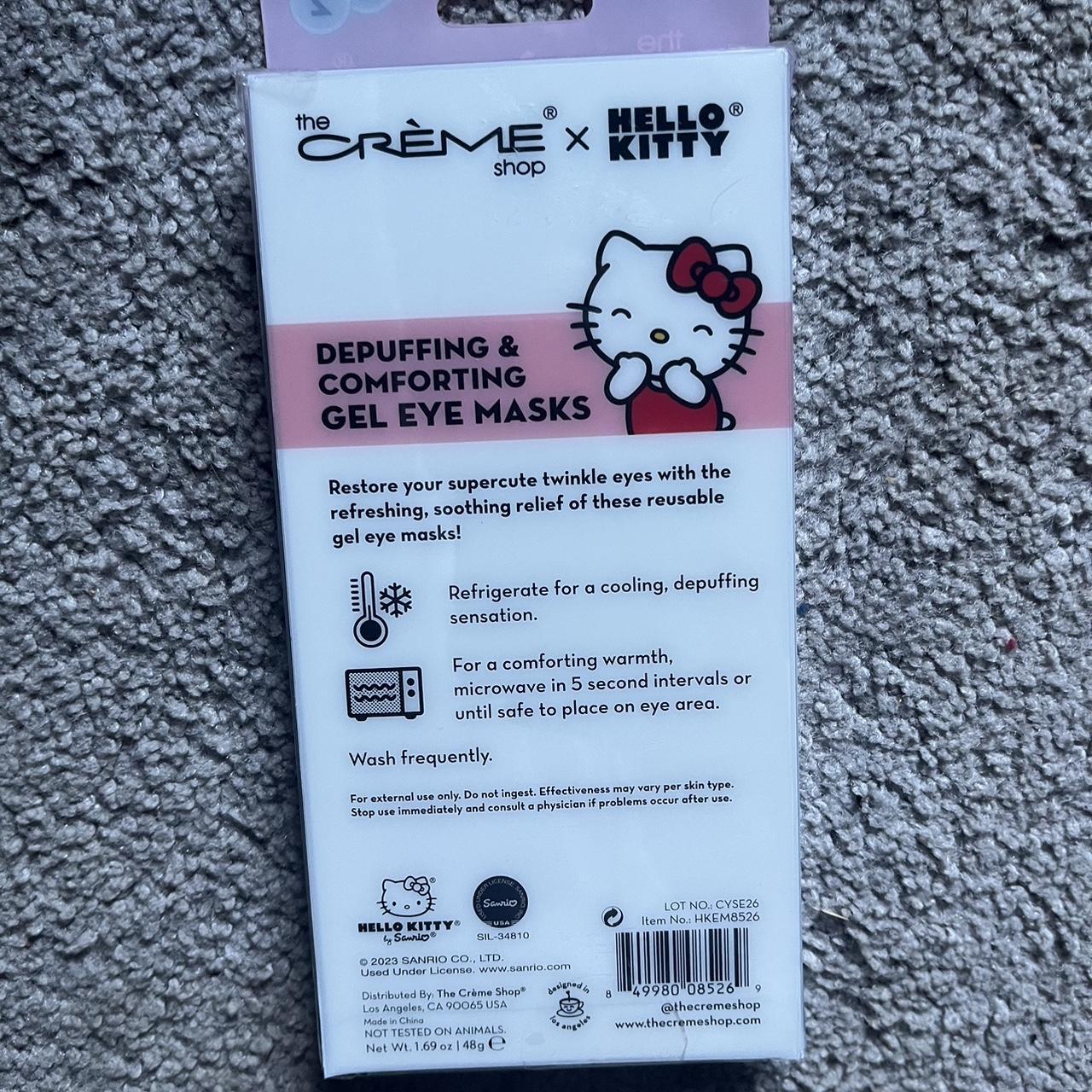 CREME Shop Hello Kitty Depuffing & Comforting Gel Eye Masks (Set of 2)