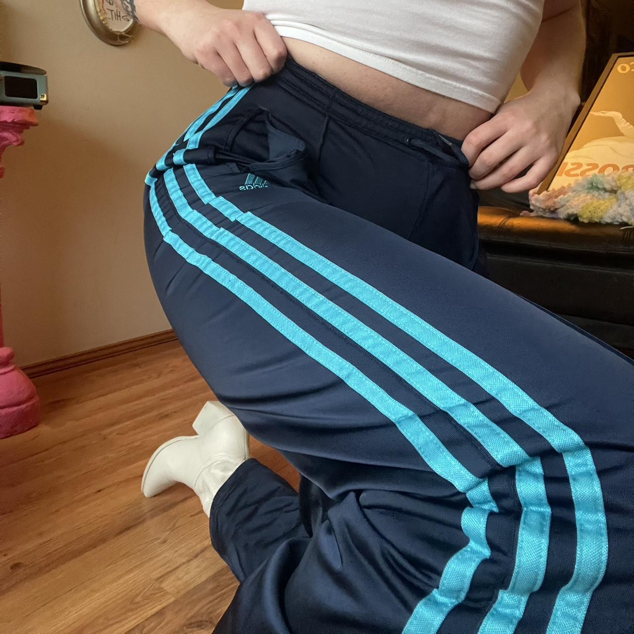 Adidas Women's Blue Joggers-tracksuits (4)