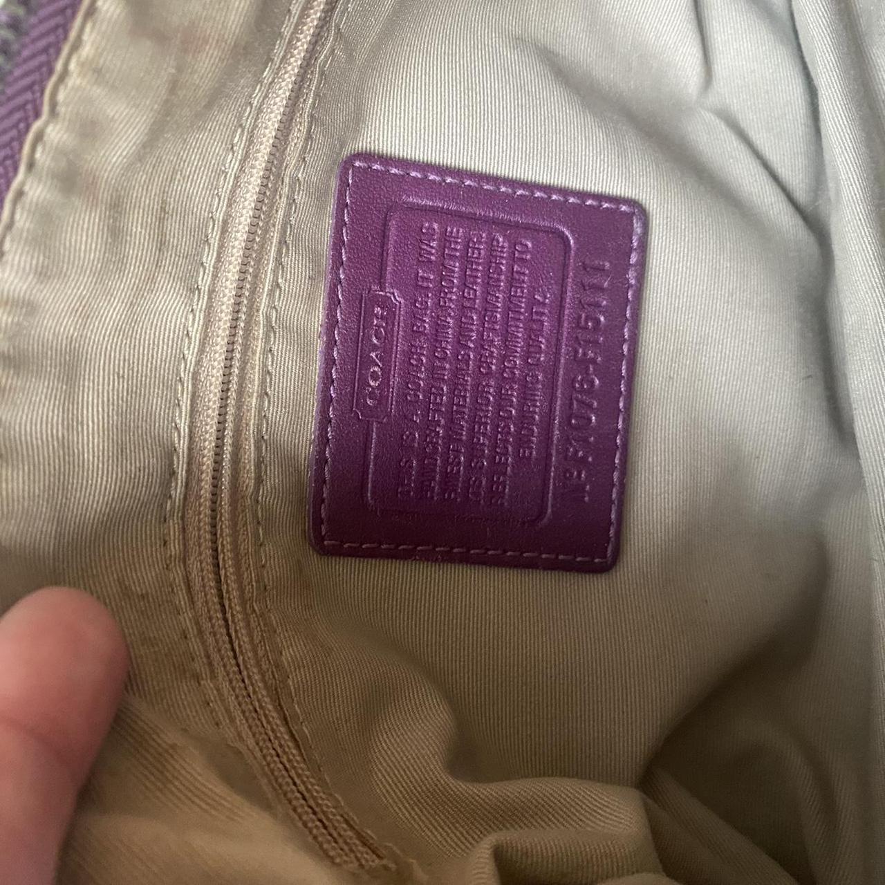 Dark Purple Coach Bennett bag 😍💜 100% Authentic 💯 - Depop