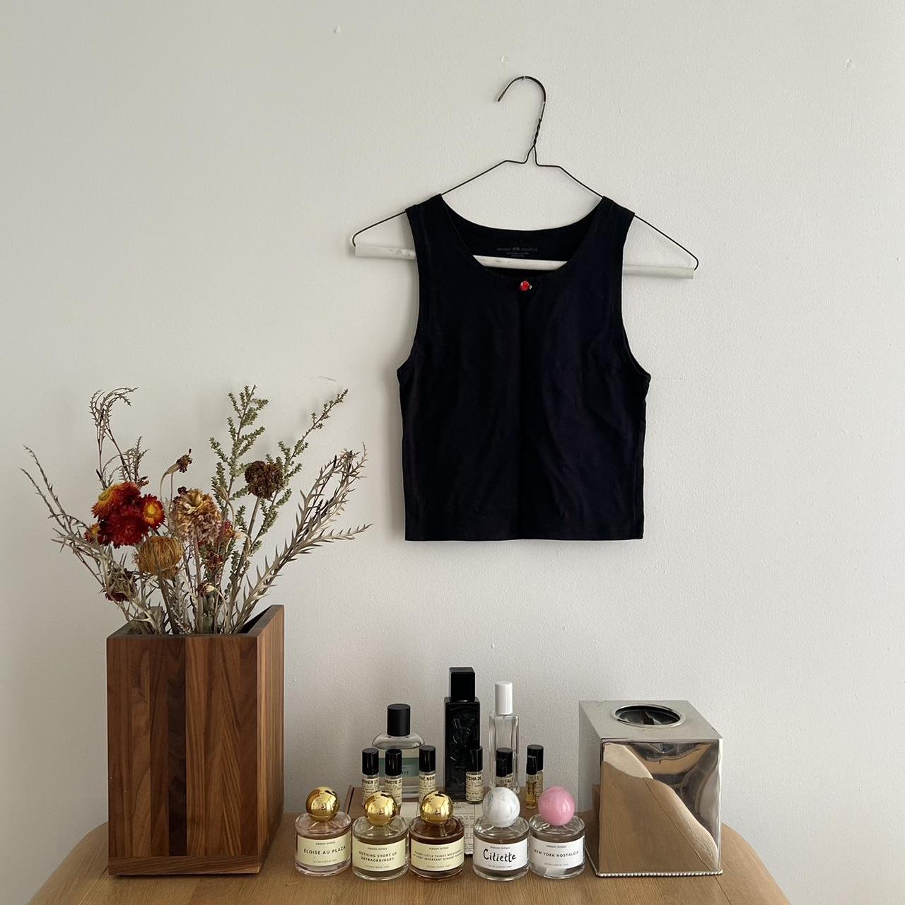 Brandy Melville Women's Tank top Black/Navy One size – brandy