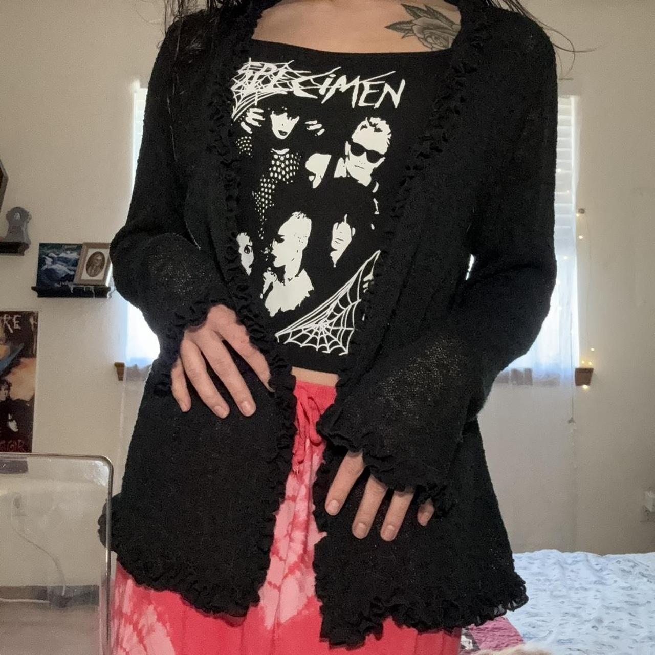 Lacy sales black cardigan