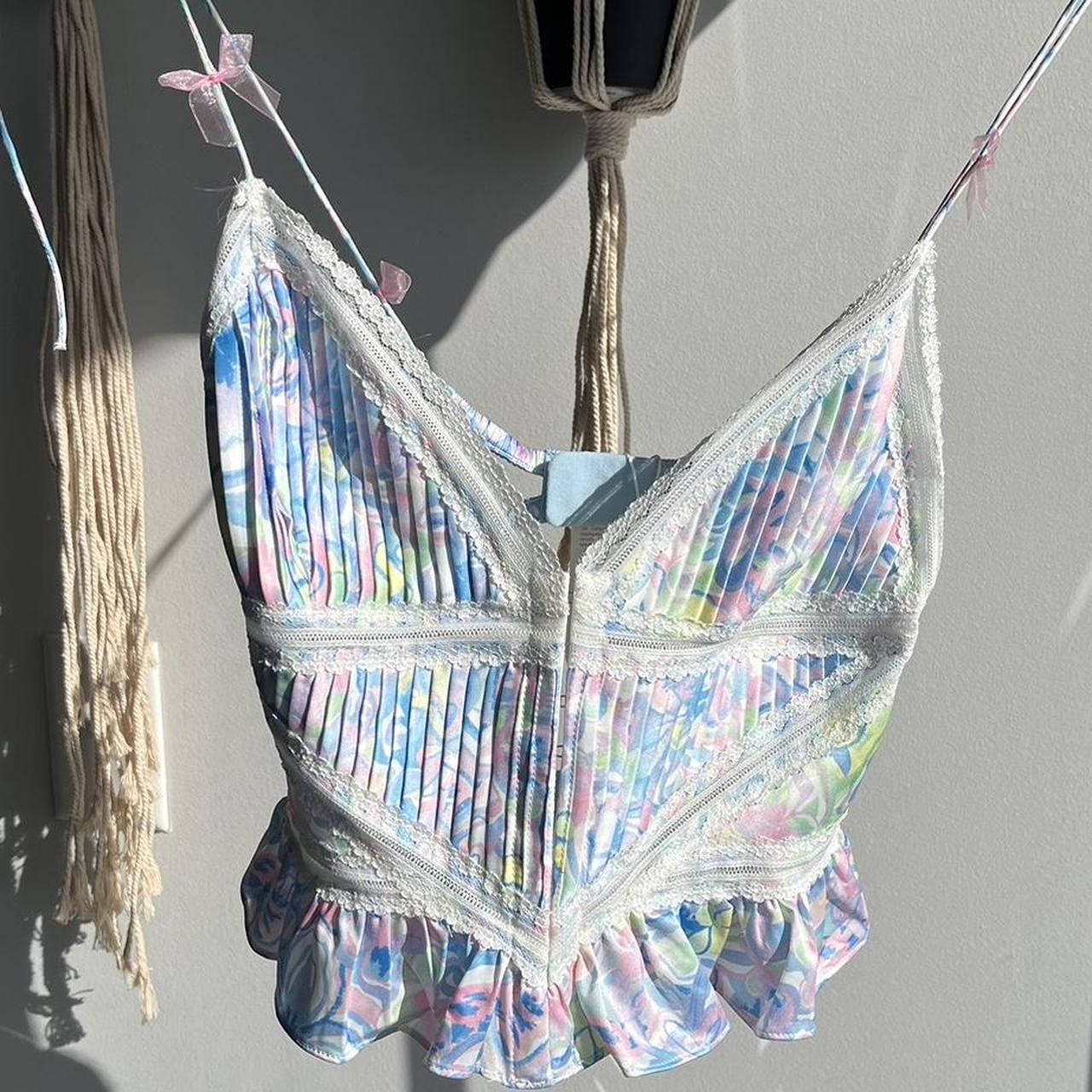 Midsummer Floral Bustier 🦋 For Love & Lemons 💌🍋... Depop