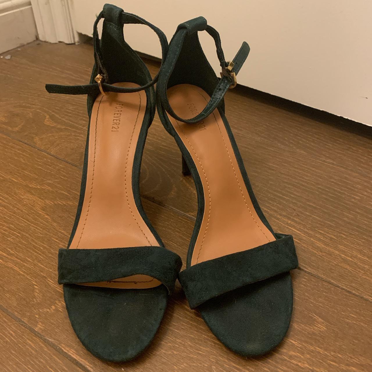 dark green heels