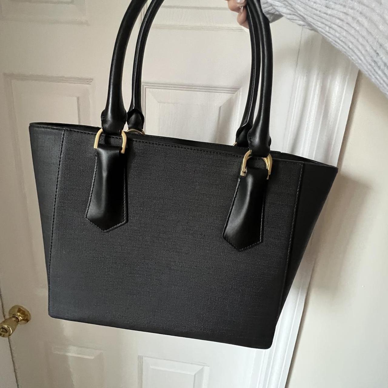 DAGNE DOVER BLACK MIDI TOTE BAG HAS SHOULDER STRAP Depop