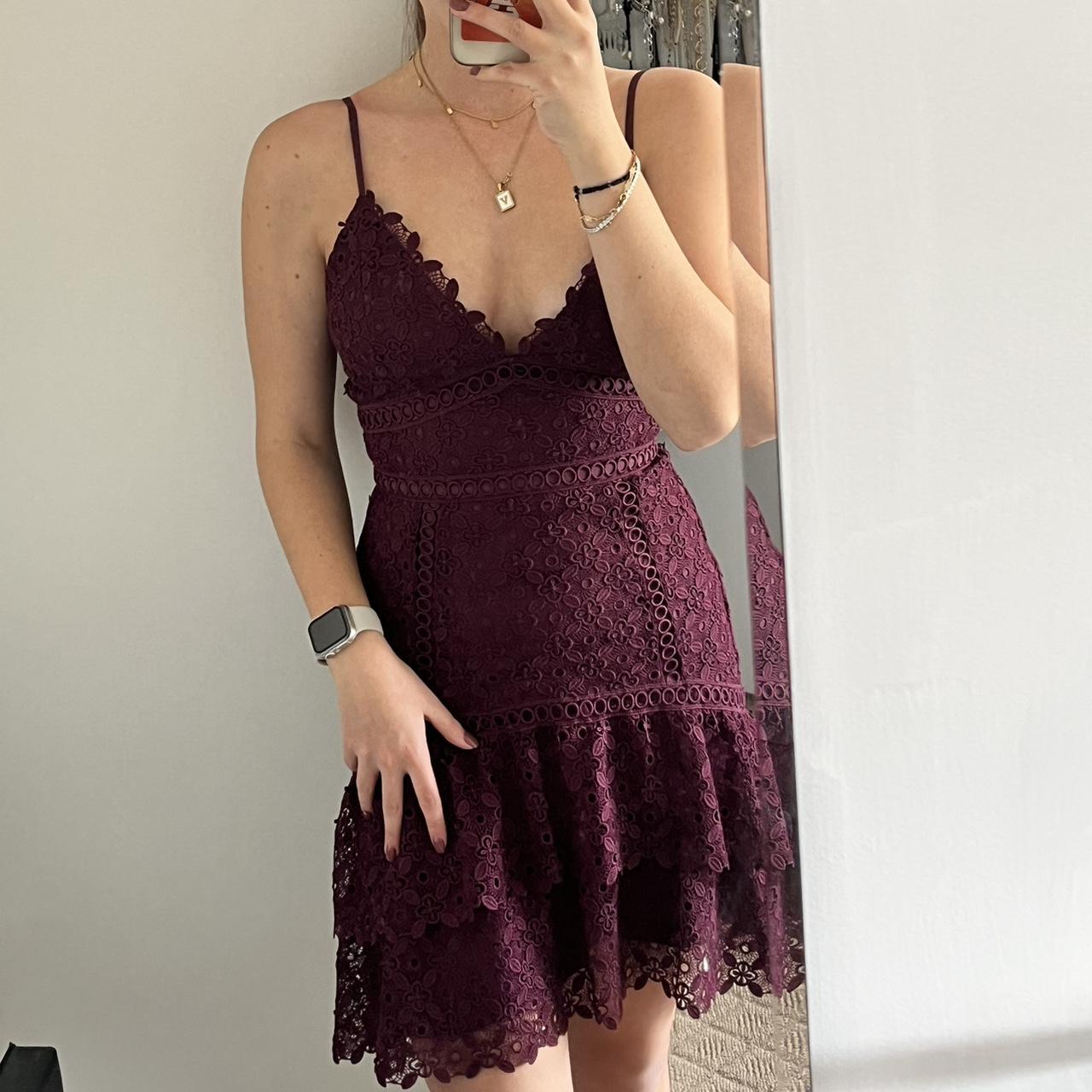 Forever new wine dress best sale