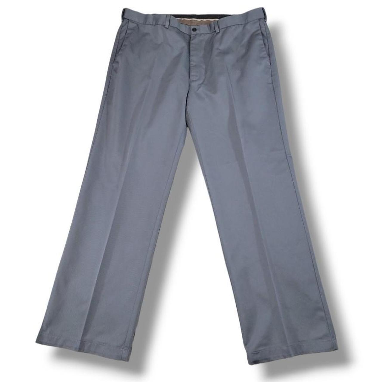 Haggar Men's Premium Comfort Stretch Classic-Fit Solid Flat Front Dress  Pants - Macy's