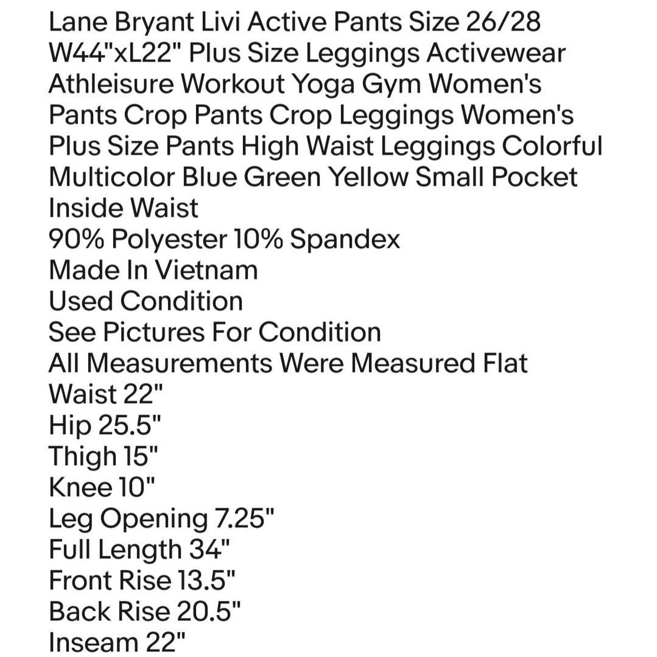 Lane Bryant Green Athletic Leggings for Women