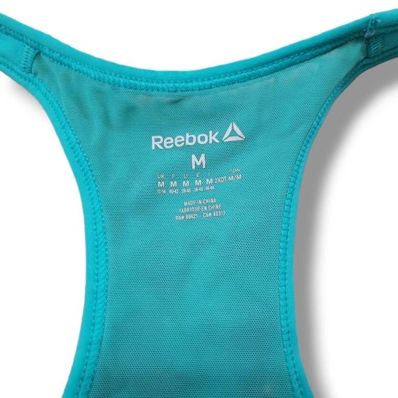 Top Size Medium Reebok Play Dry Sports Bra Racerback