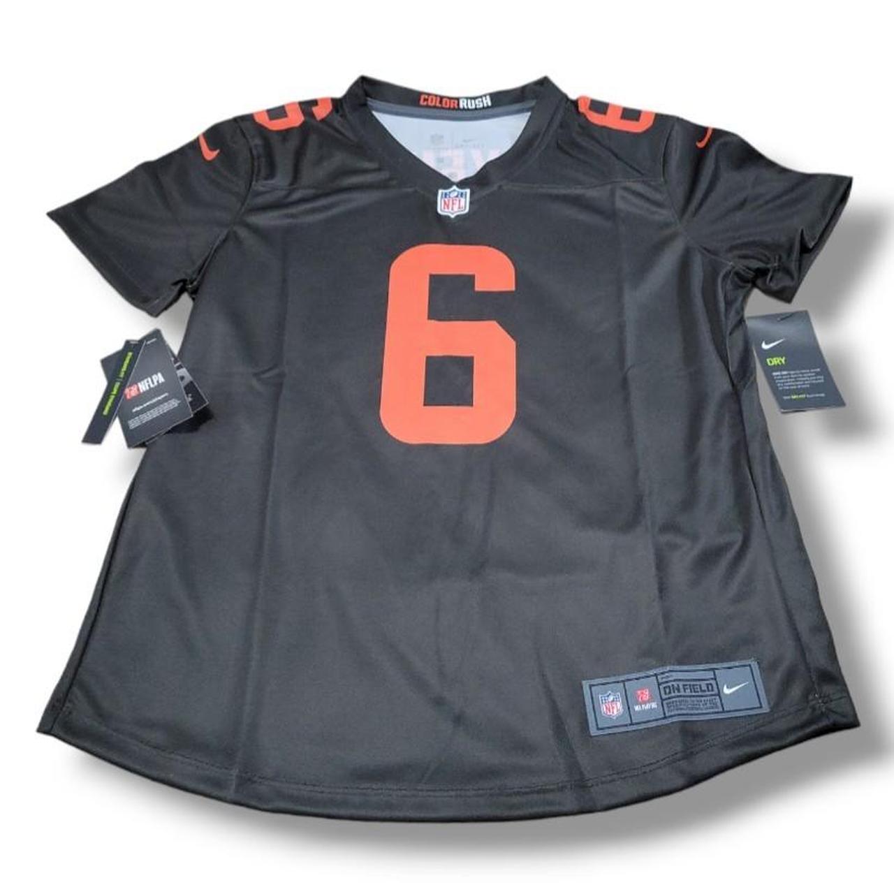 Baker mayfield nike color rush jersey best sale