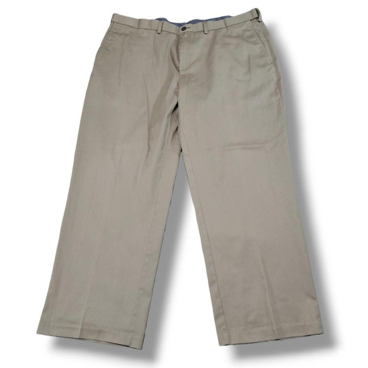 HAGGAR Mens Beige Pleated, Pants 36W\32L - Walmart.com