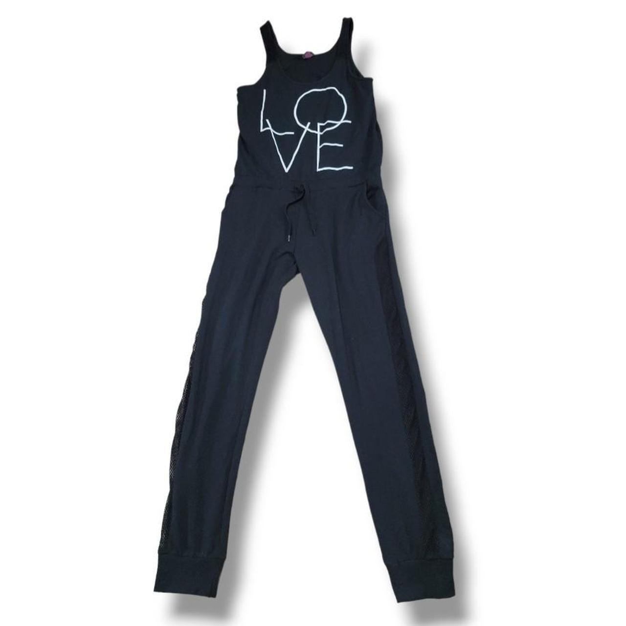 Preloved Women's Skinny Jumpsuit - Black - M – Material Girl Active Jumpsuit Size Medium Sleeveless …