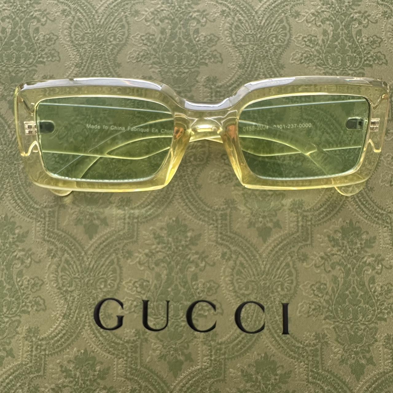 Urban Outfitters Sunglasses Lime Green & Lemon... Depop