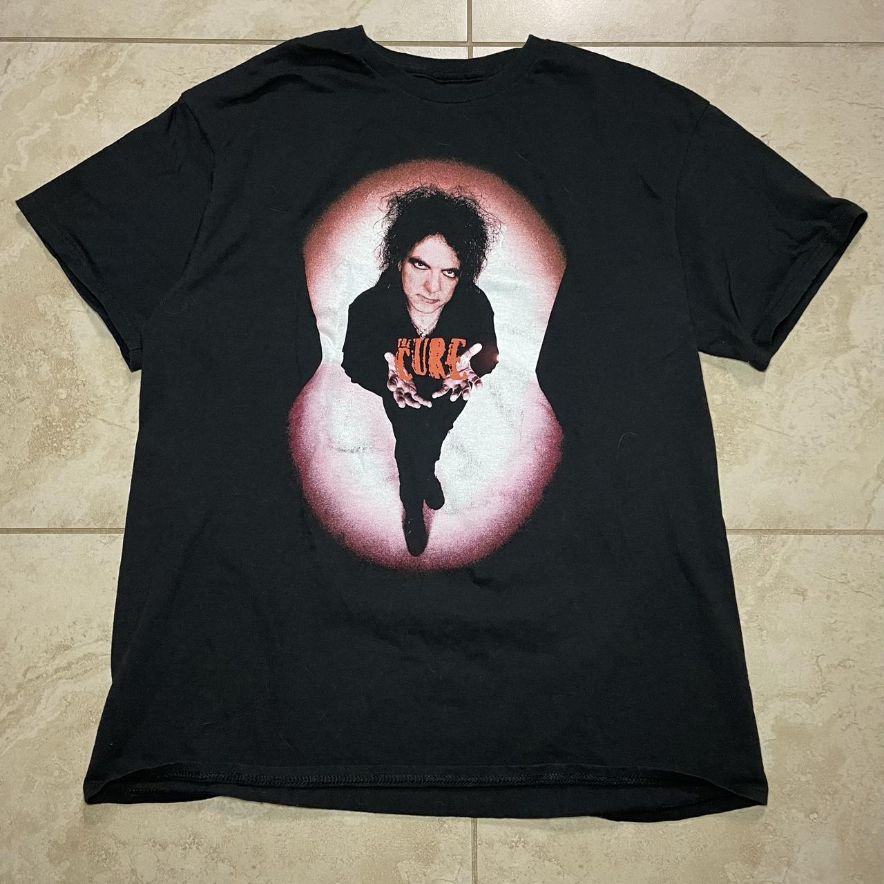 y2k The Cure Mall Goth Rock Band Graphic t-shirt... - Depop