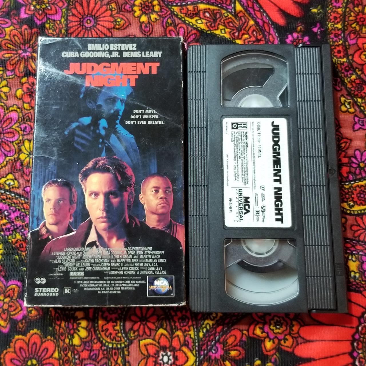 'Judgement Night' on VHS Tape Starring Emilio... - Depop