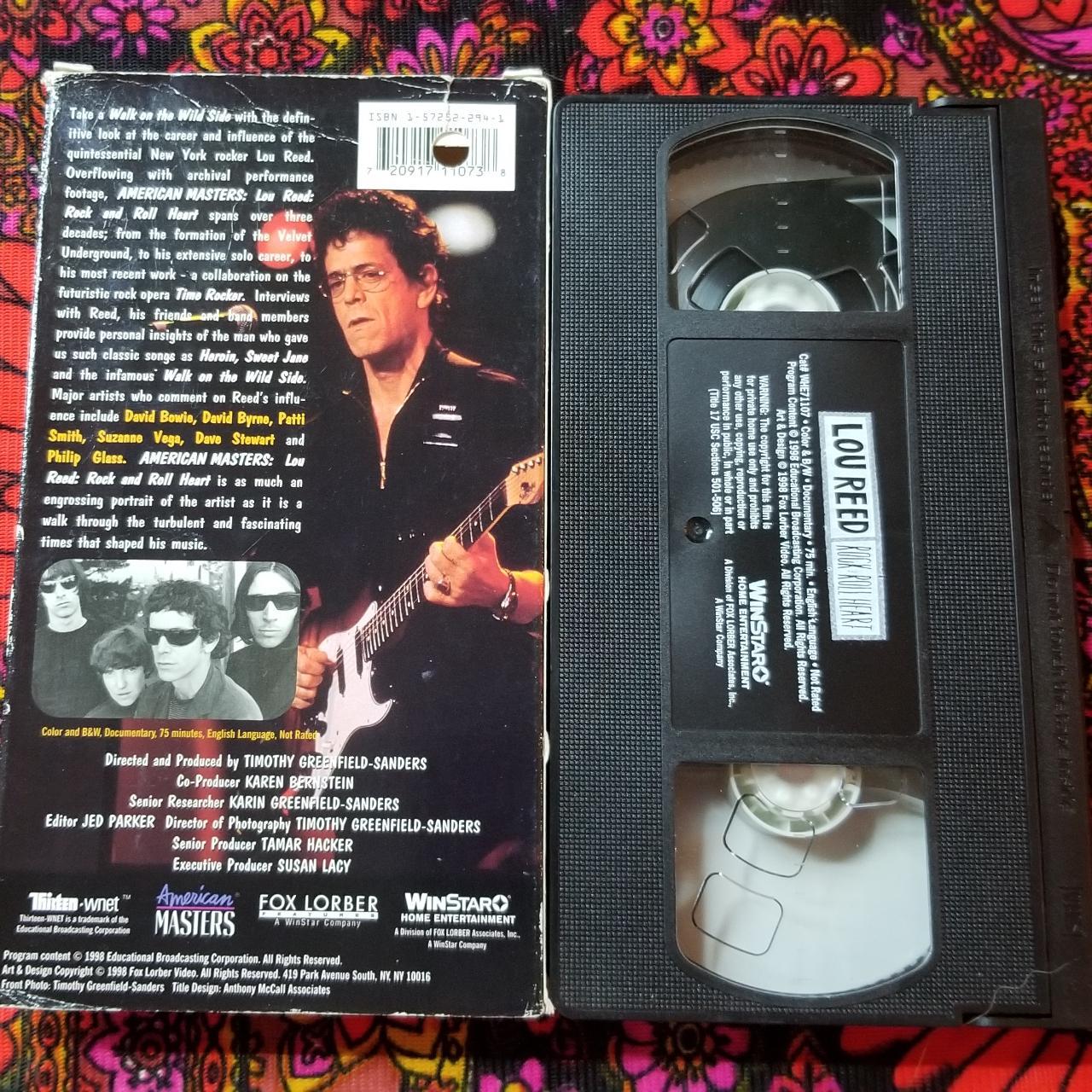 VG+ Lou Reed Rock Roll Heart VHS An American Masters... Depop