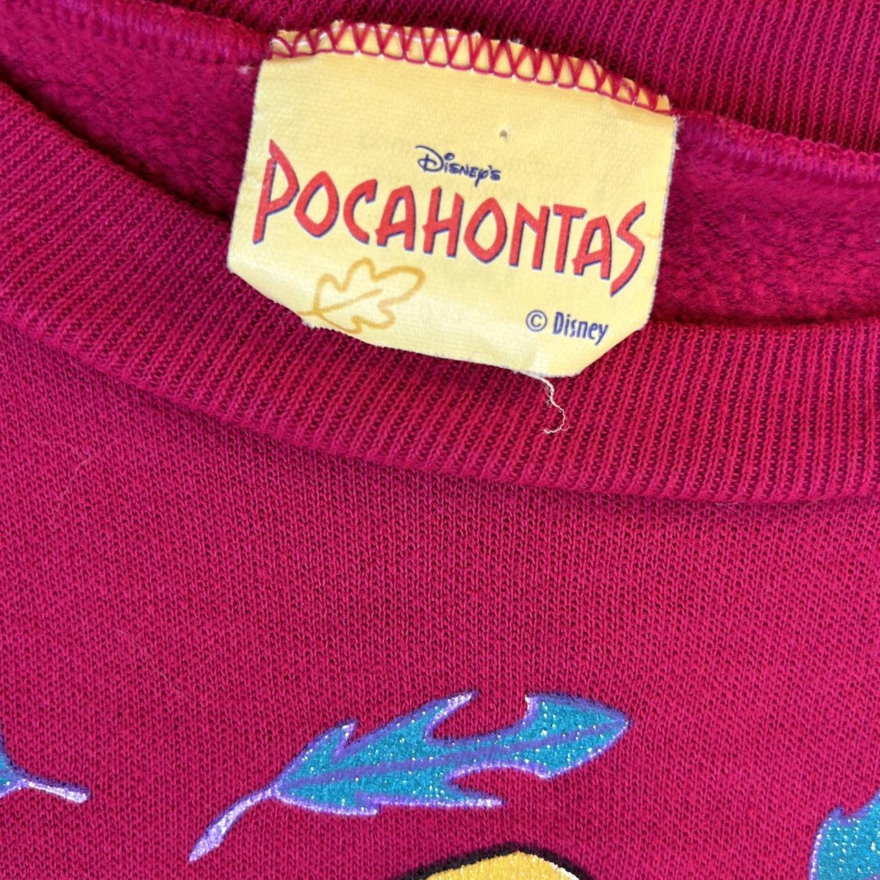 shop online discounts Disney Pocahontas Semi Cropped Pink Hoodie Sweatshirt  Size XL NWT