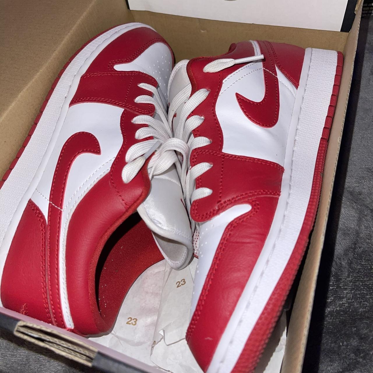 low jordan 1 gym red