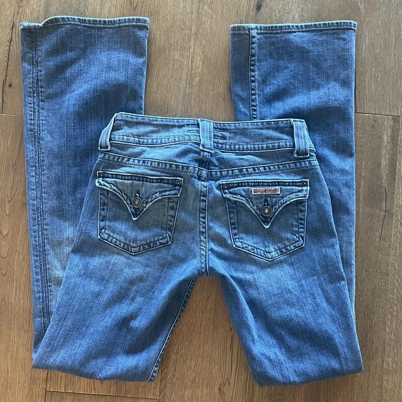 hudson beth jeans low rise bootcut jeans from... - Depop