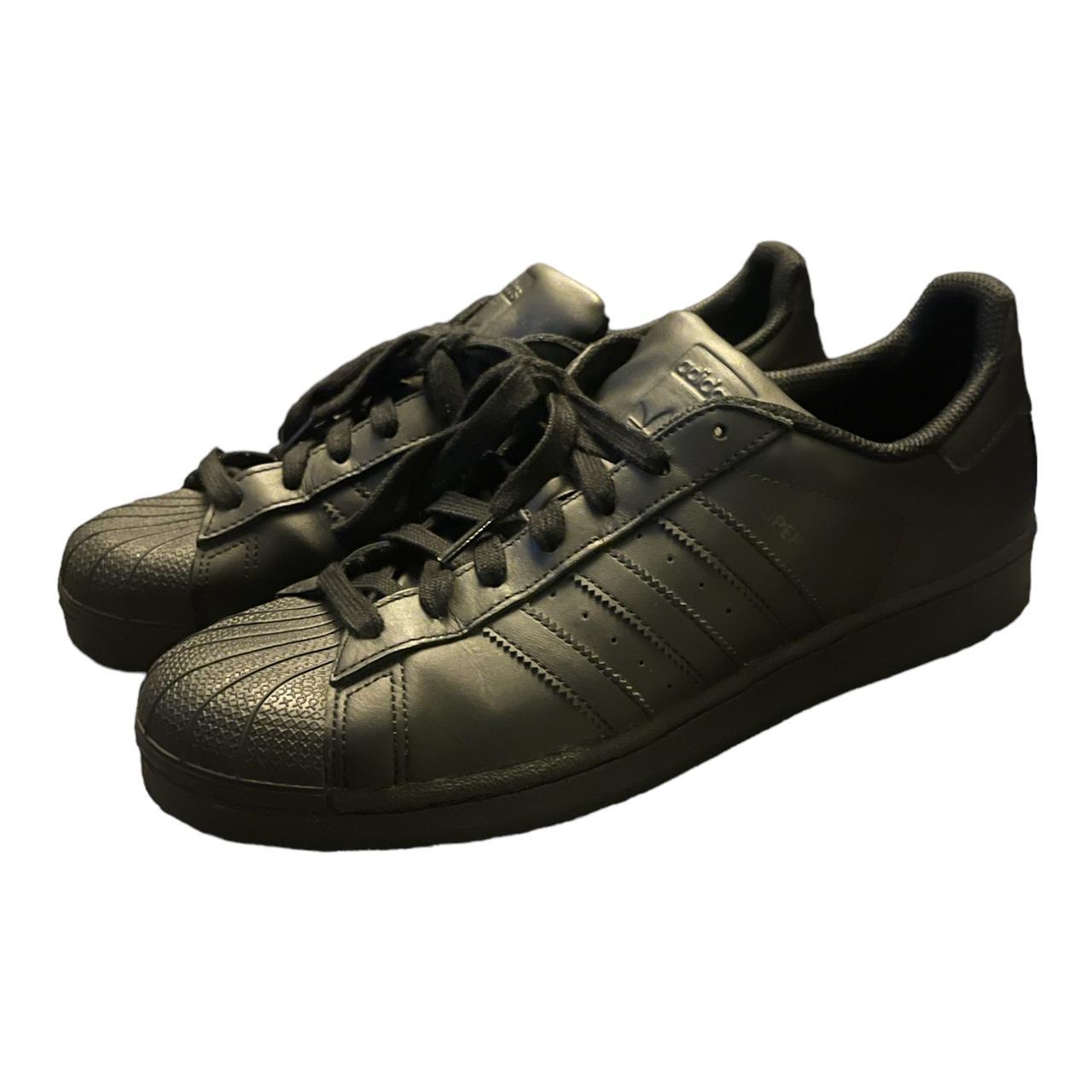 mens black superstar adidas