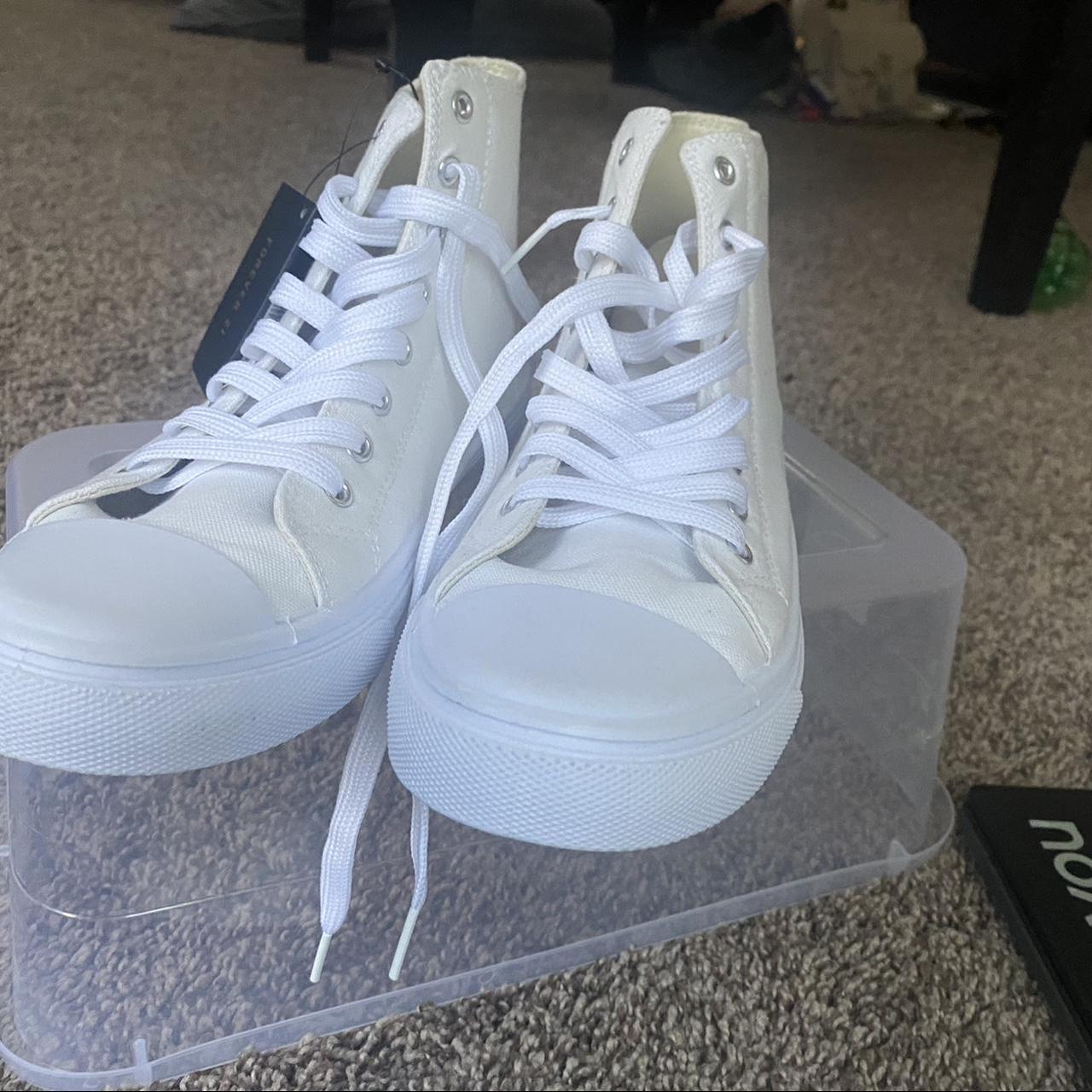 Brand new forever 21 off white off brand shoes that... - Depop