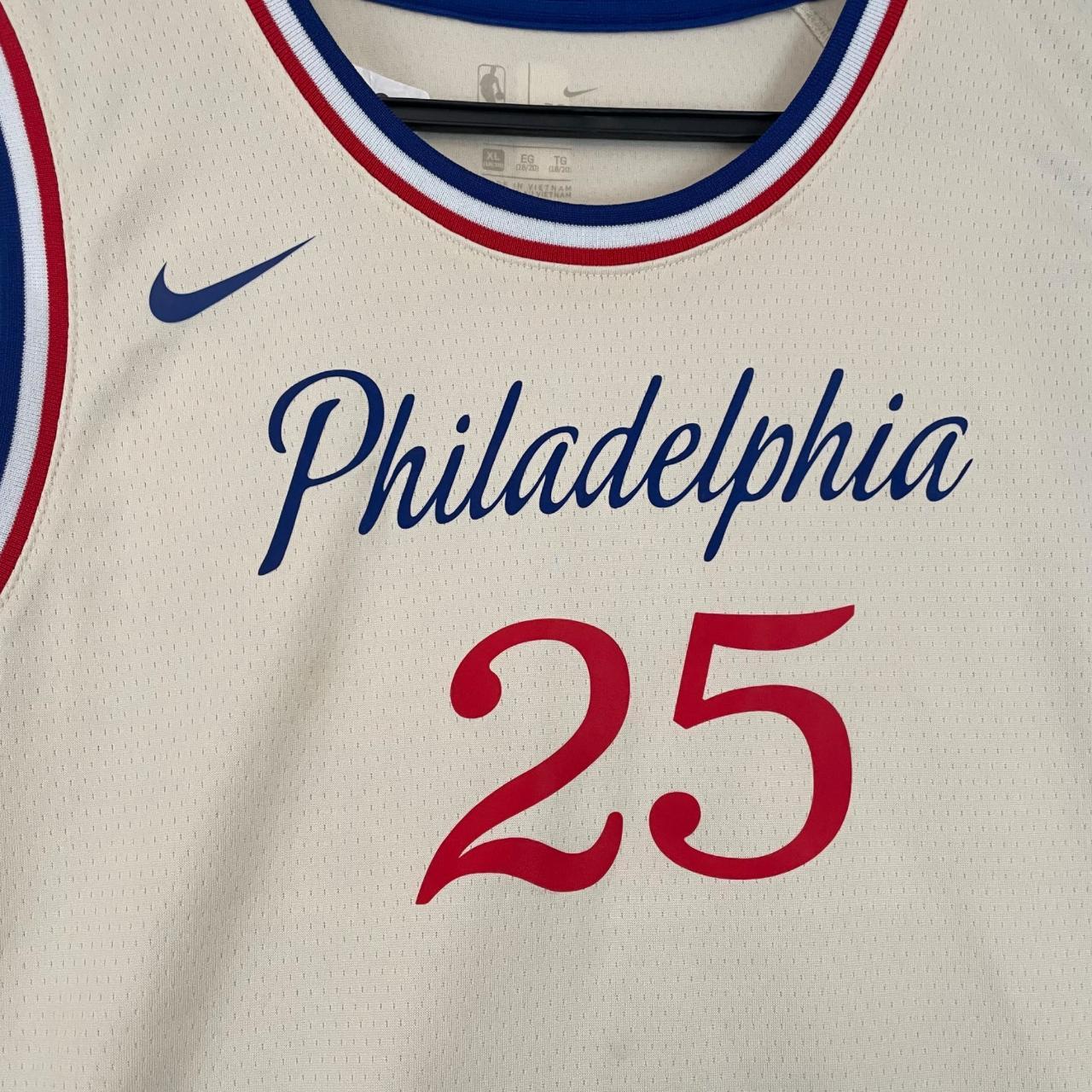 Ben Simmons Philadelphia 76ers Nike Youth Swingman Jersey Cream