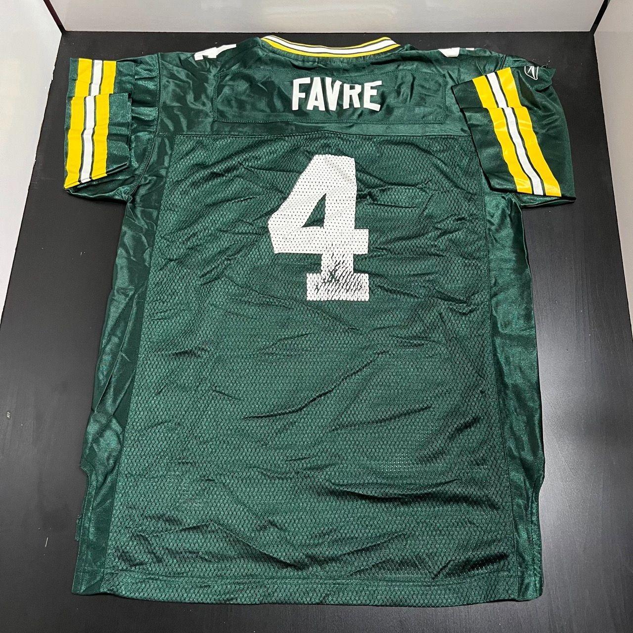 Authentic Reebok on Field Brett Favre 4 Green Bay Packers Nfl 