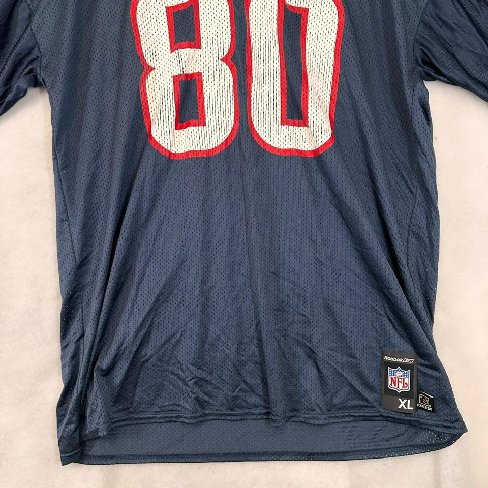 NFL FOOTBALL JERSEY SHIRT HOUSTON TEXANS AUTHENTIC JERSEY #80 JOHNSON REEBOK