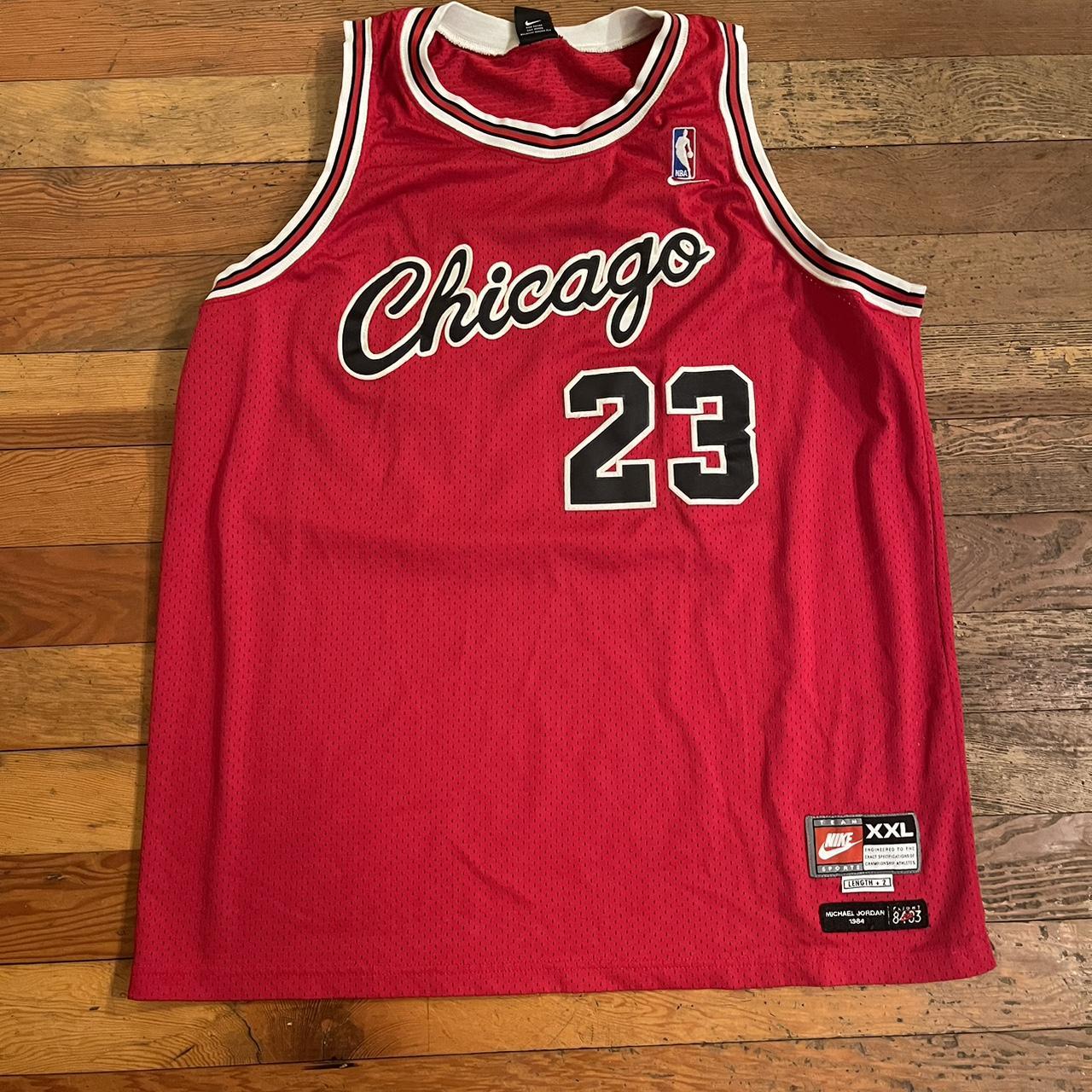 Vintage Nike NBA Chicago Bulls Michael Jordan Jersey Size 2XL 1984