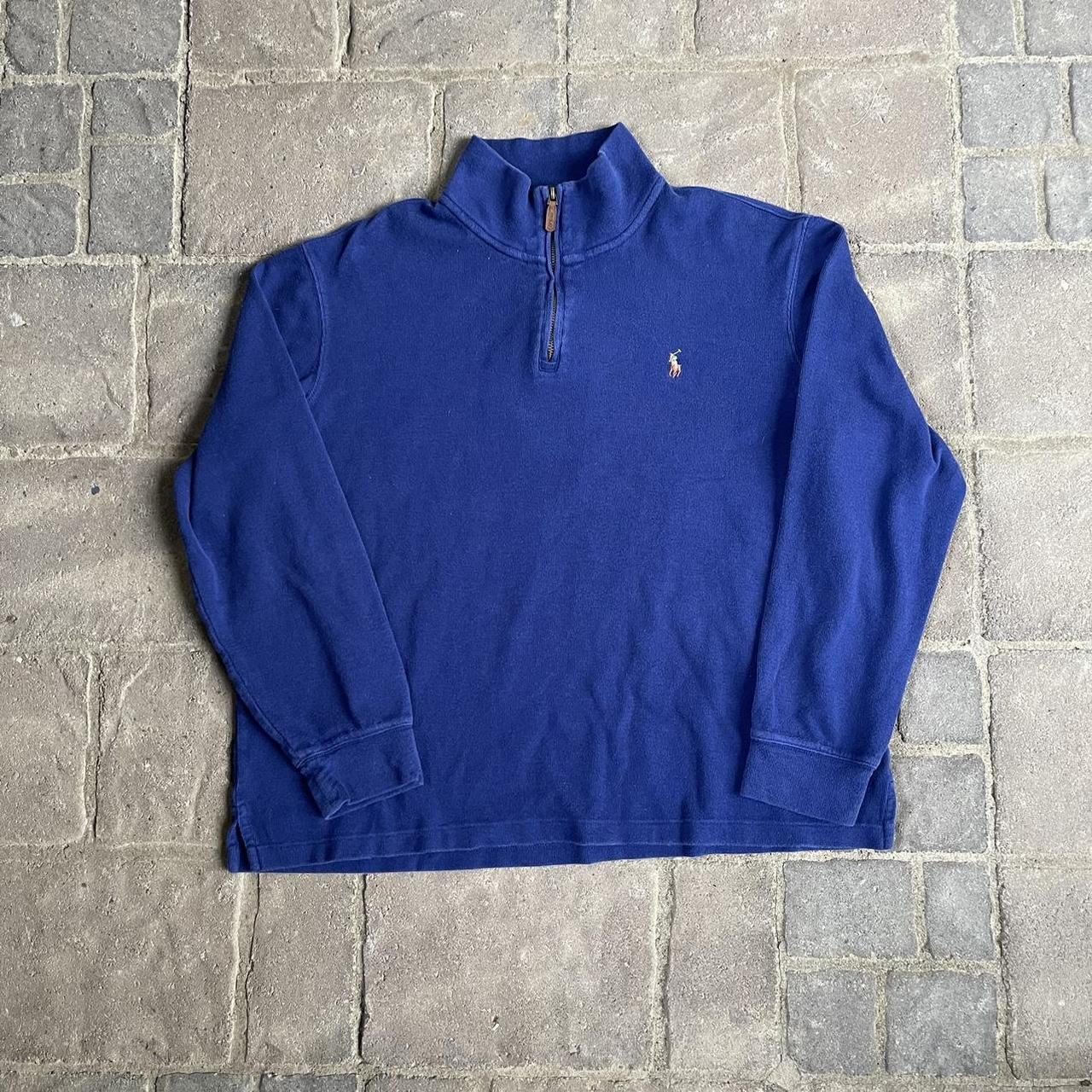 Polo Ralph Lauren Men's Blue Jumper | Depop